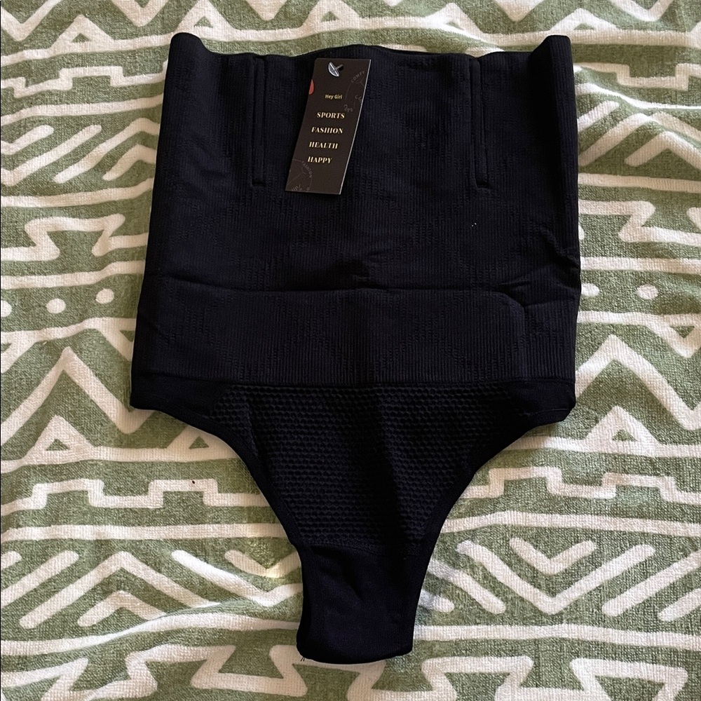 NWT Black Thong Waist Trainer small